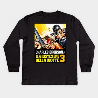 Death Wish 3 (Italian Poster) Kids Long Sleeve T-Shirt